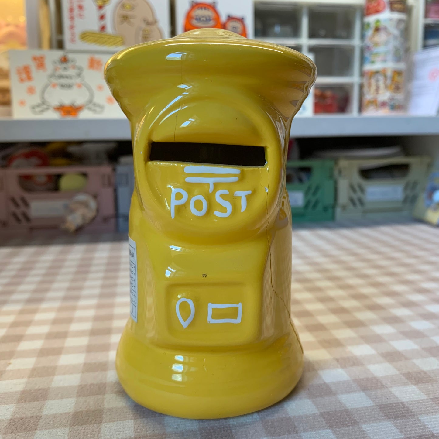 【Preloved and SALE】Japan post office JP post box ceramics money saving
