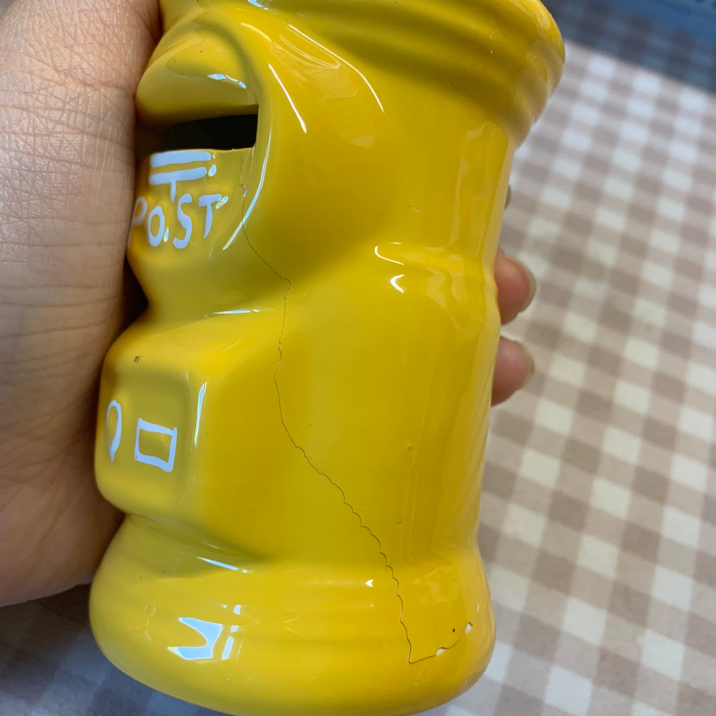 【Preloved and SALE】Japan post office JP post box ceramics money saving