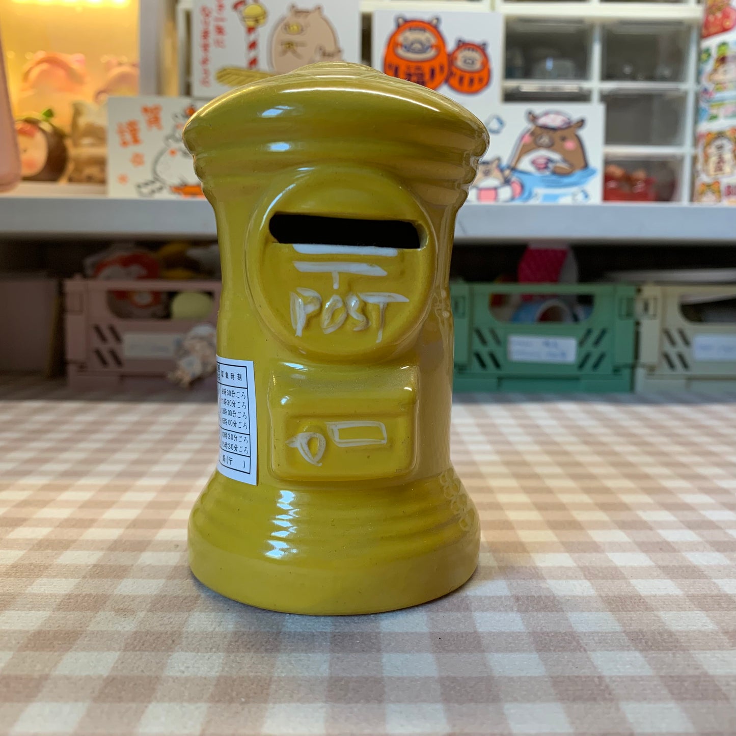 【Preloved and SALE】Japan post office JP post box ceramics money saving