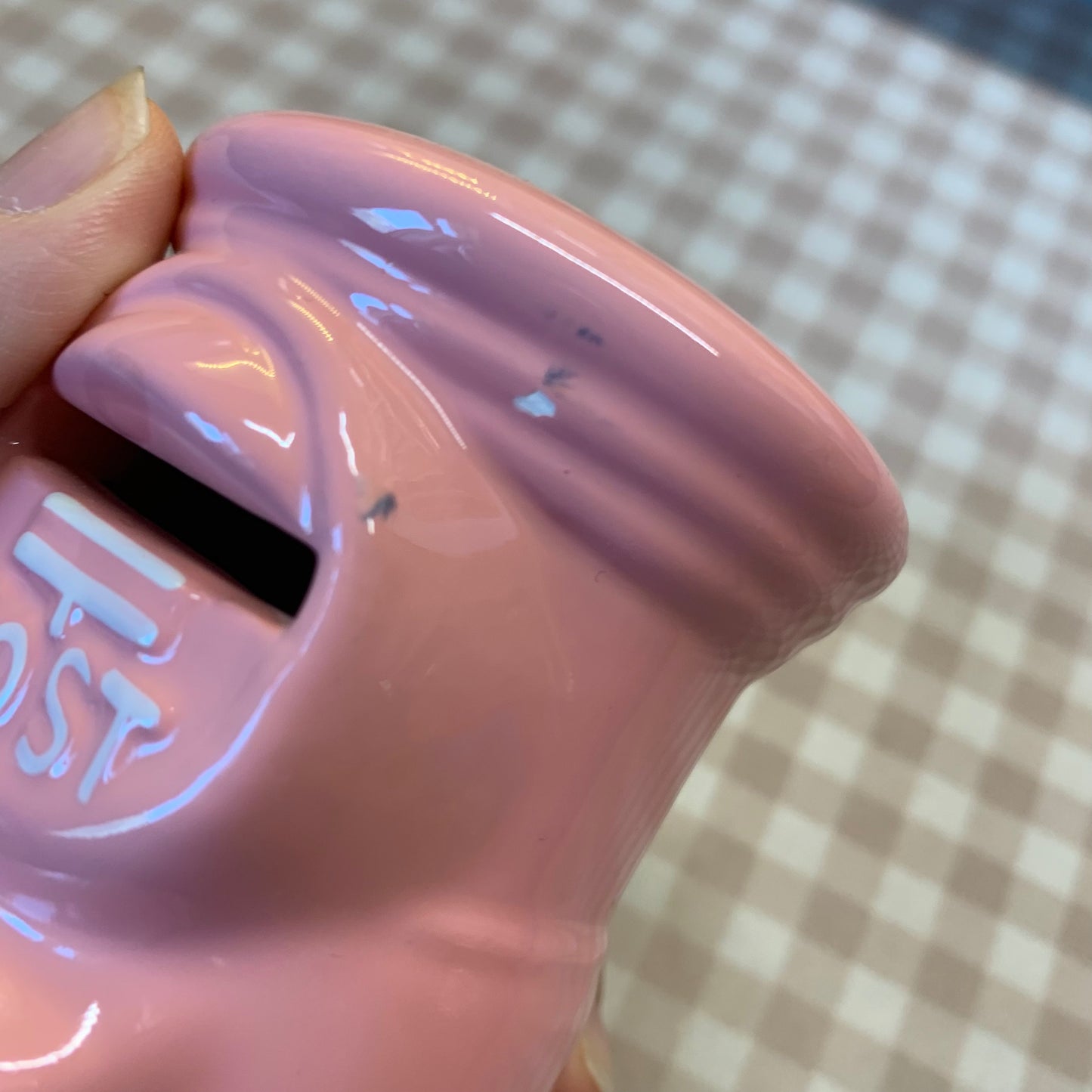 【Preloved and SALE】Japan post office JP post box ceramics money saving