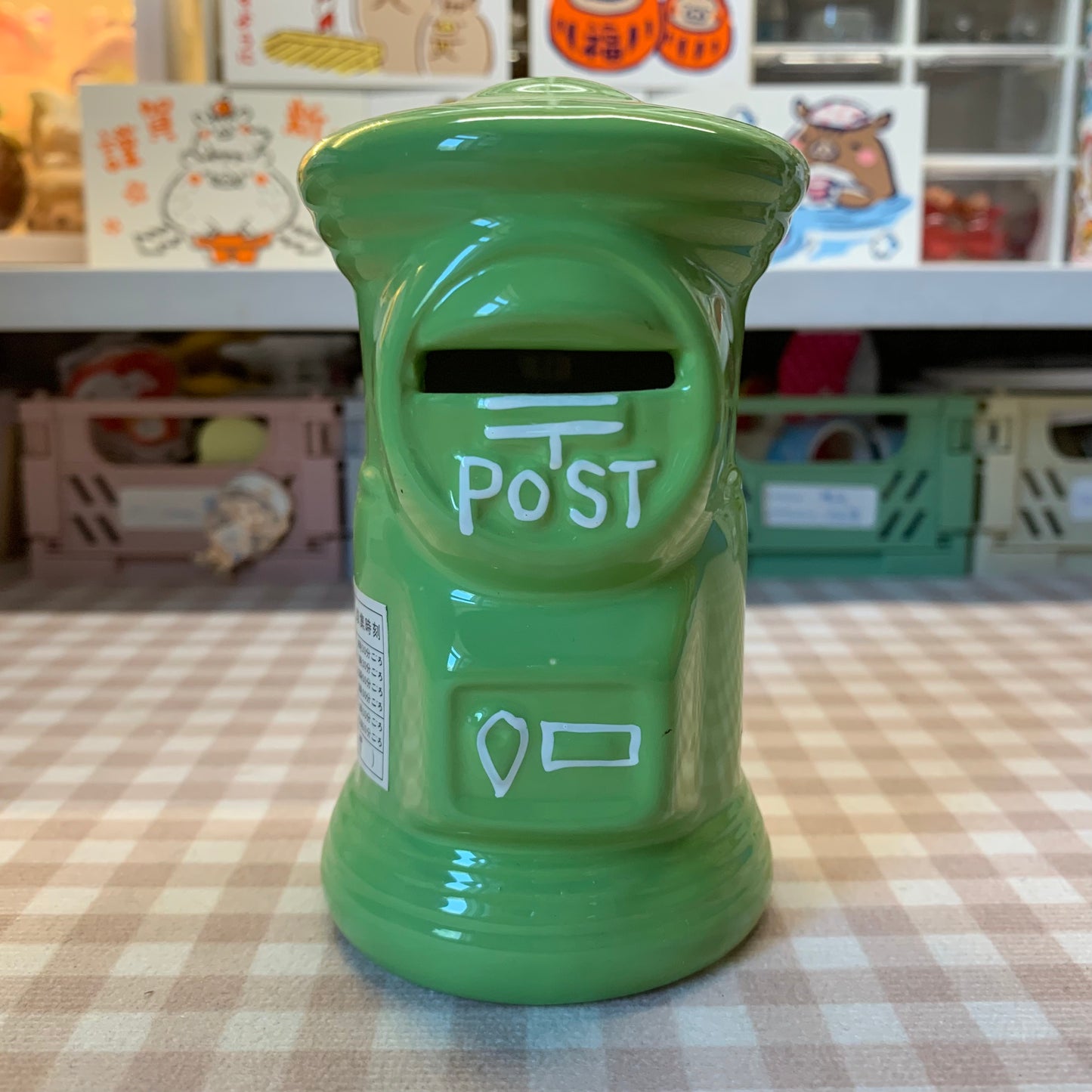 【Preloved and SALE】Japan post office JP post box ceramics money saving