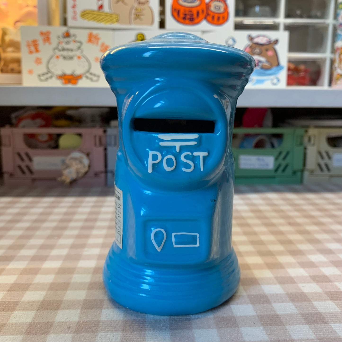 【Preloved and SALE】Japan post office JP post box ceramics money saving
