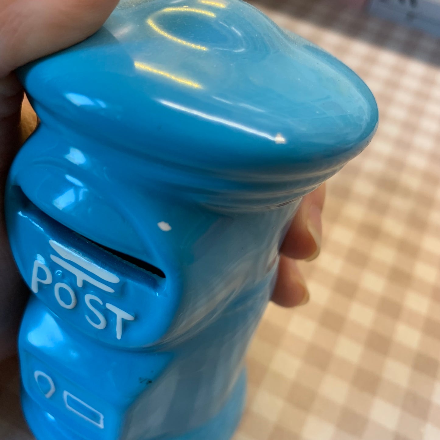 【Preloved and SALE】Japan post office JP post box ceramics money saving