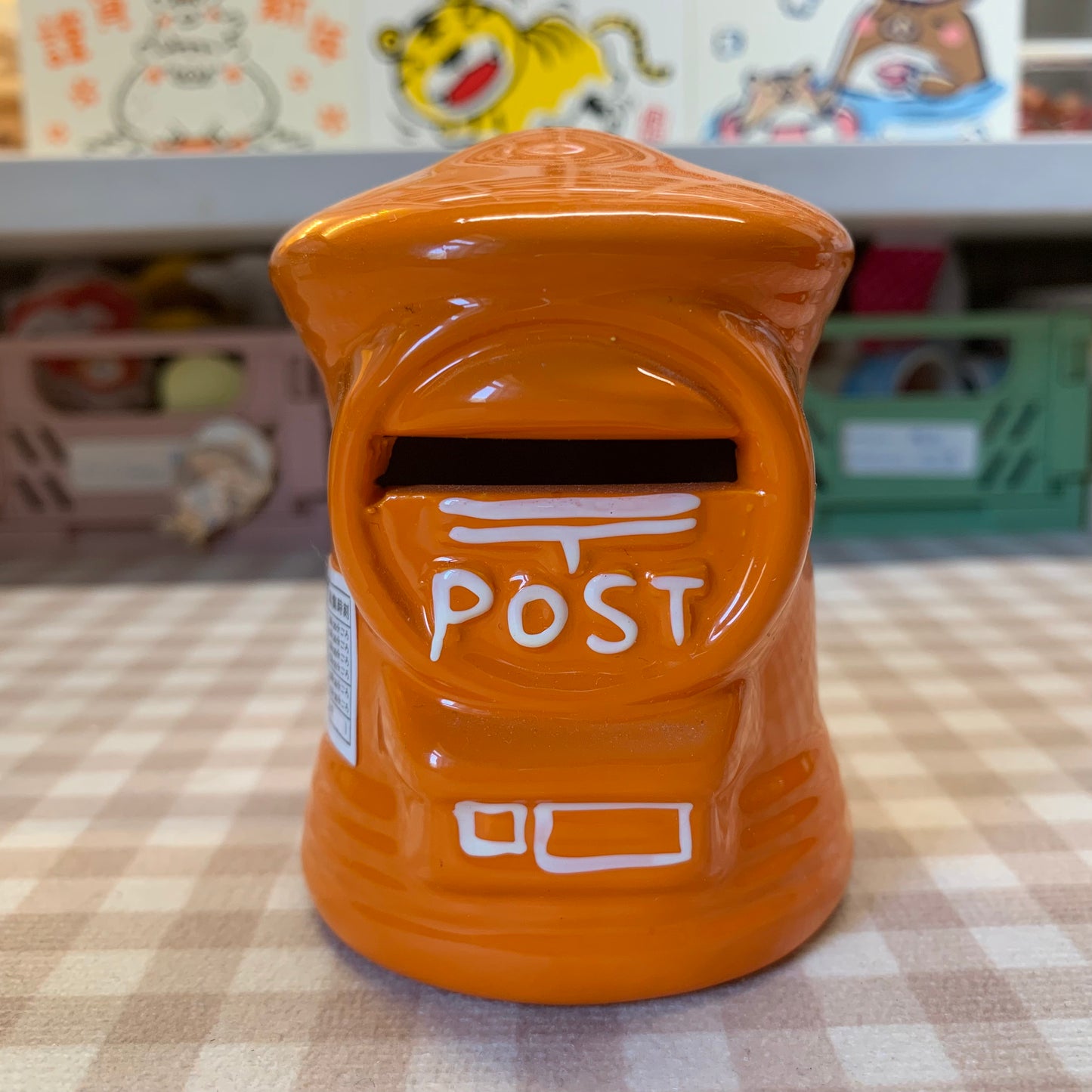 【Preloved and SALE】Japan post office JP post box ceramics money saving