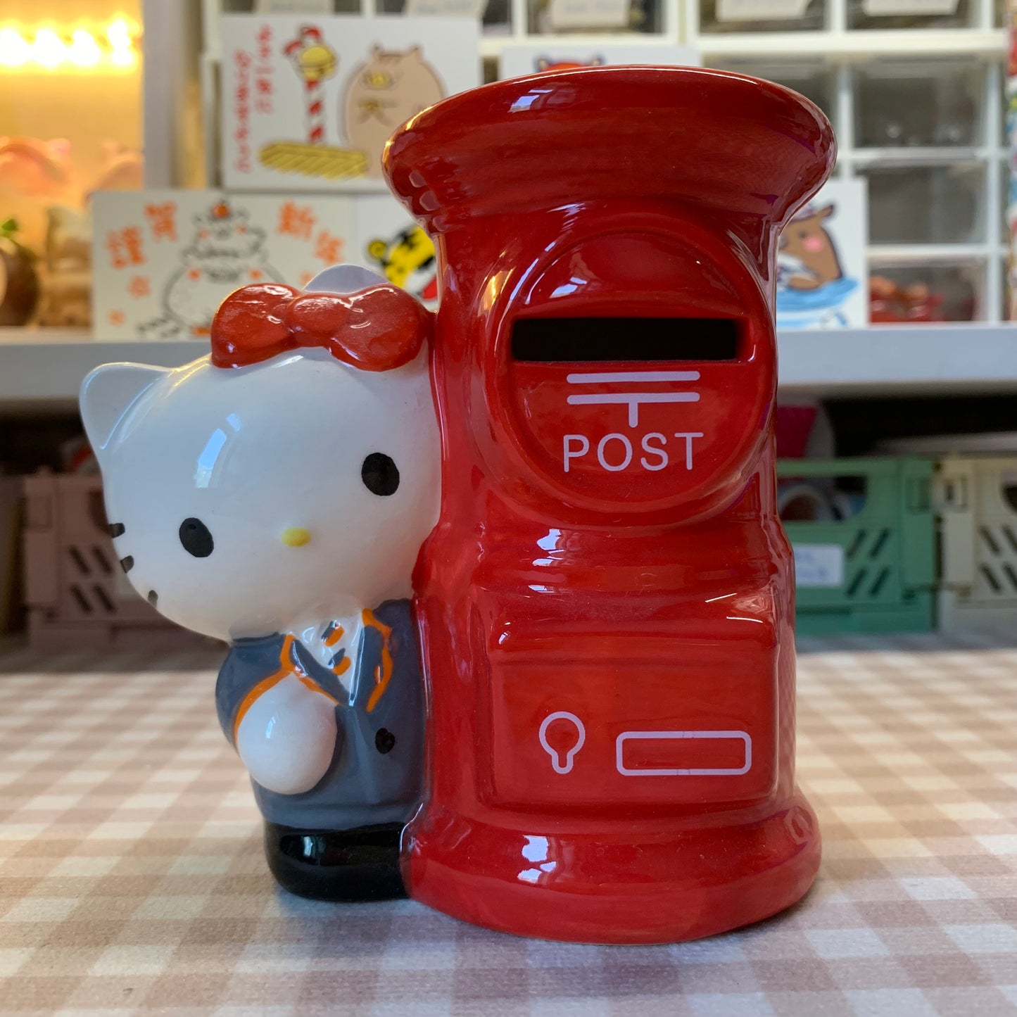 【Preloved and SALE】Japan post office JP post box ceramics money saving