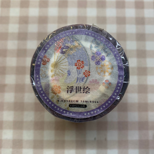 Japanese ukiyoe PET tape