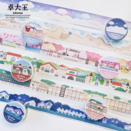 Molinta scene background shaped washitape season 2