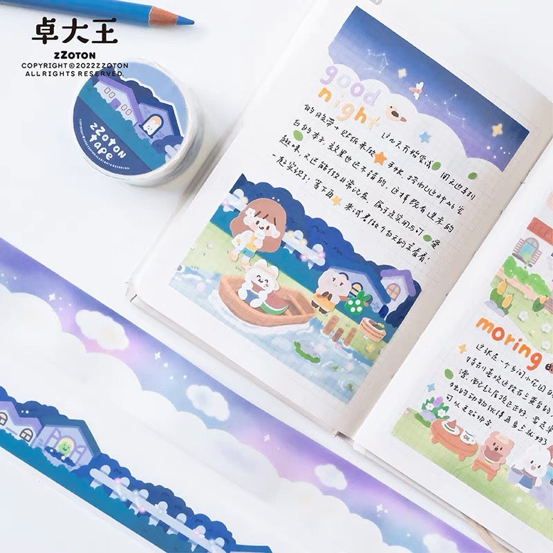 Molinta scene background shaped washitape season 2