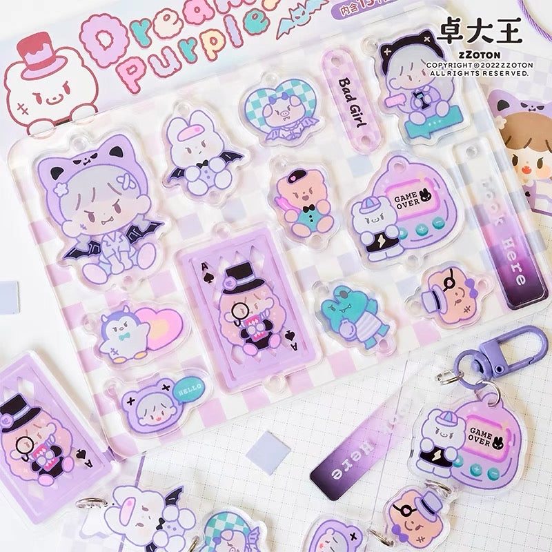 Molinta cool and bad girl series DIY PMMA chaining
