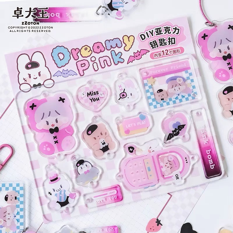Molinta cool and bad girl series DIY PMMA chaining