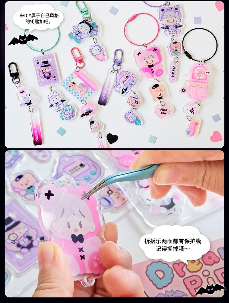 Molinta cool and bad girl series DIY PMMA chaining