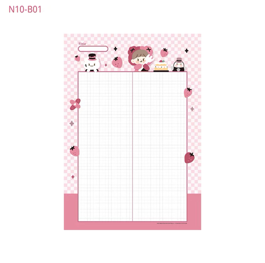 Molinta B5 study paper pad
