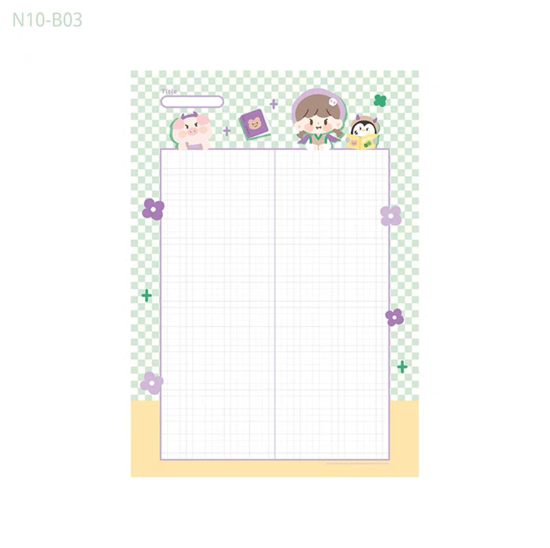 Molinta B5 study paper pad