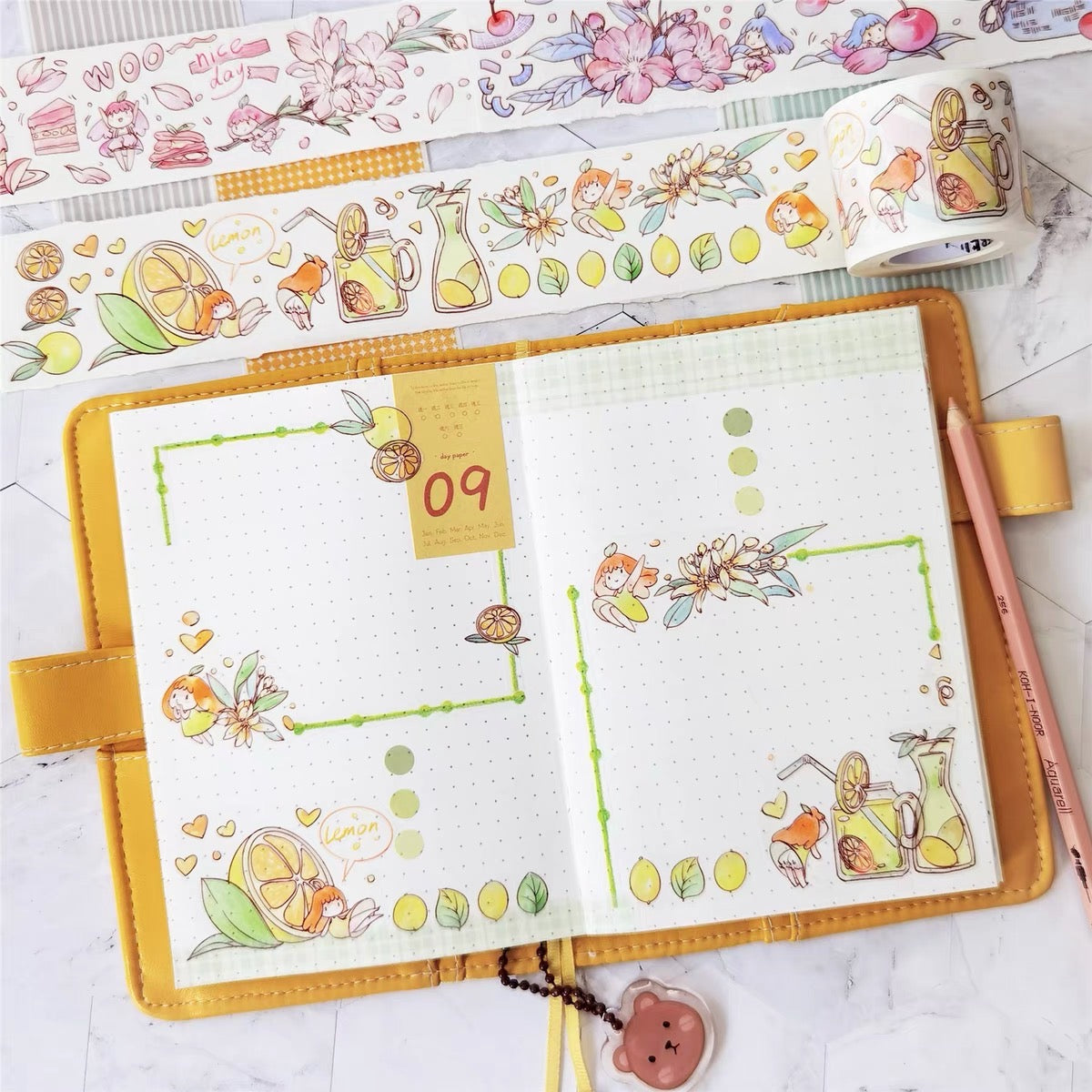 Ever&Ein fruit elves washitape