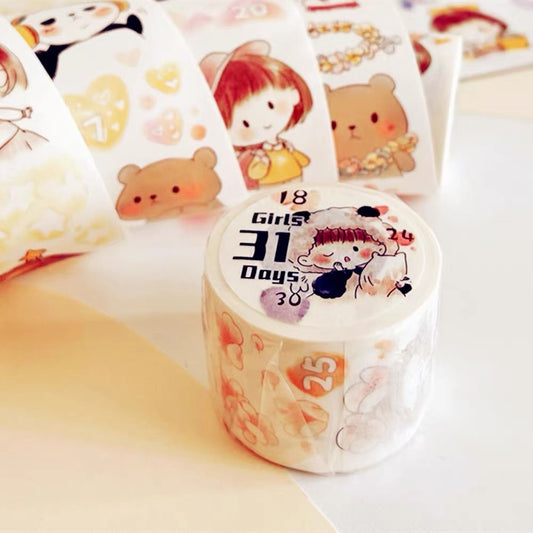 Ever&Ein girl date washitape