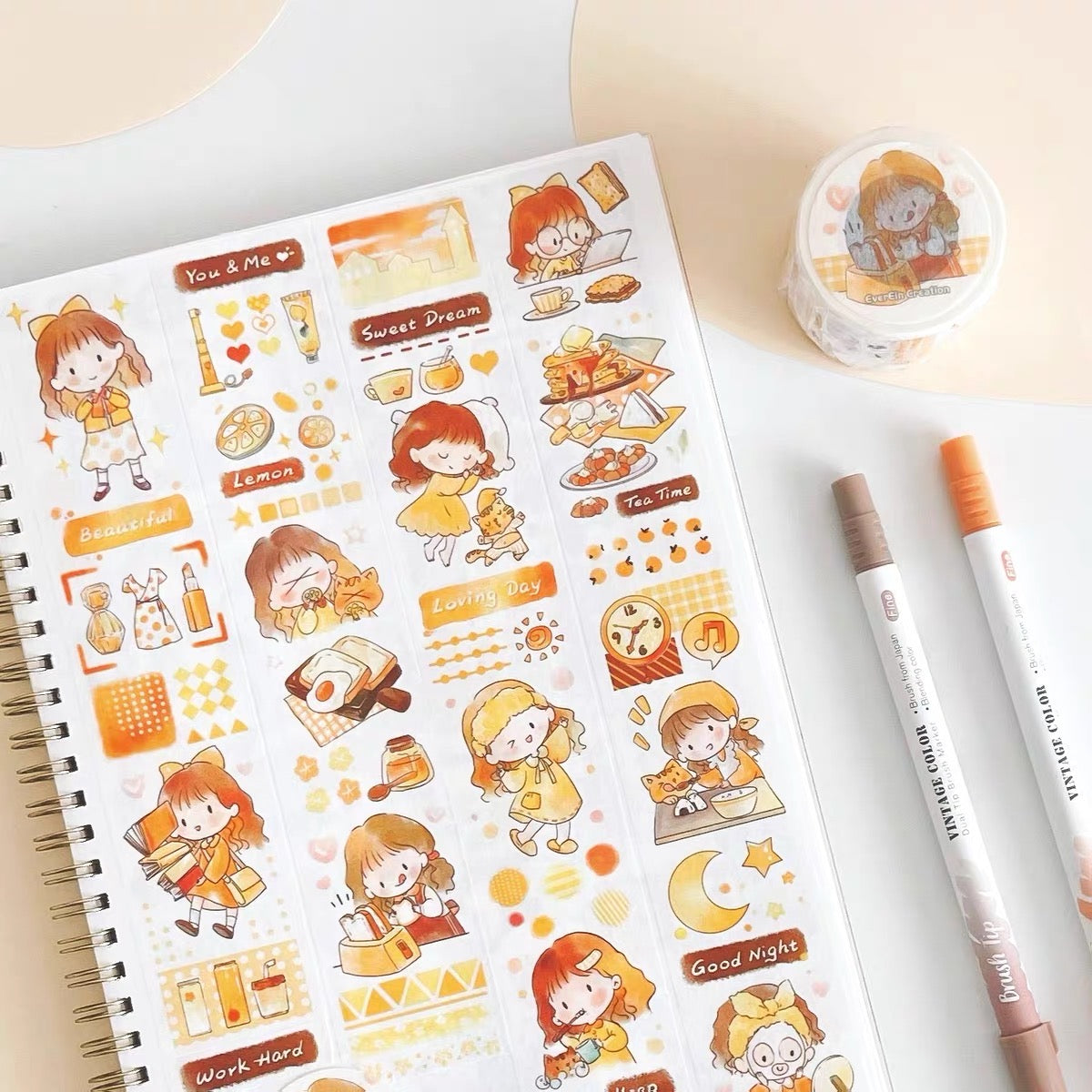Ever&Ein girl daily life washitape
