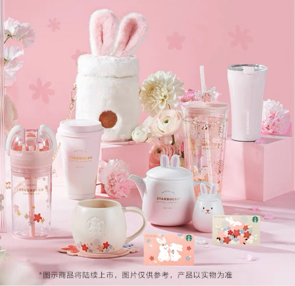 Starbucks China 2023 Sakura Rabbit Season Theme 320ml cup