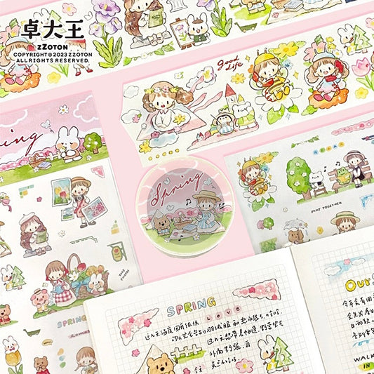 Molinta spring time washitape and sticker pack