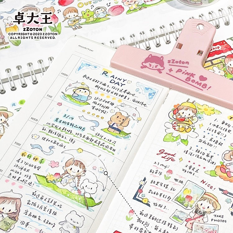 Molinta spring time washitape and sticker pack