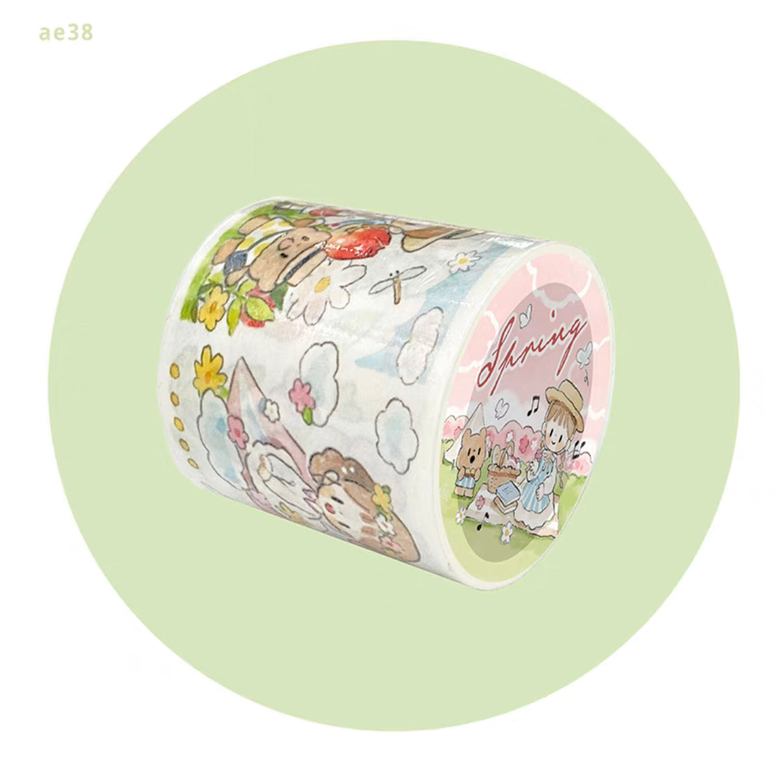 Molinta spring time washitape and sticker pack