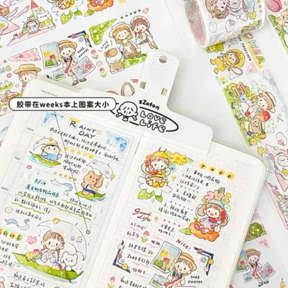 Molinta spring time washitape and sticker pack
