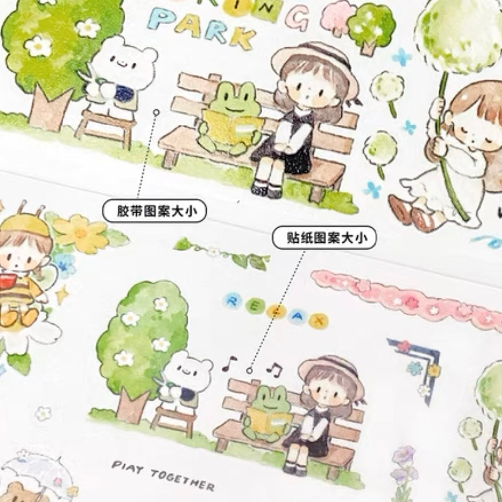 Molinta spring time washitape and sticker pack