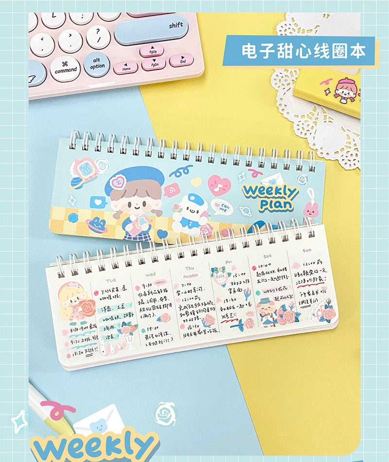 Molinta theme girl weekly plan 2