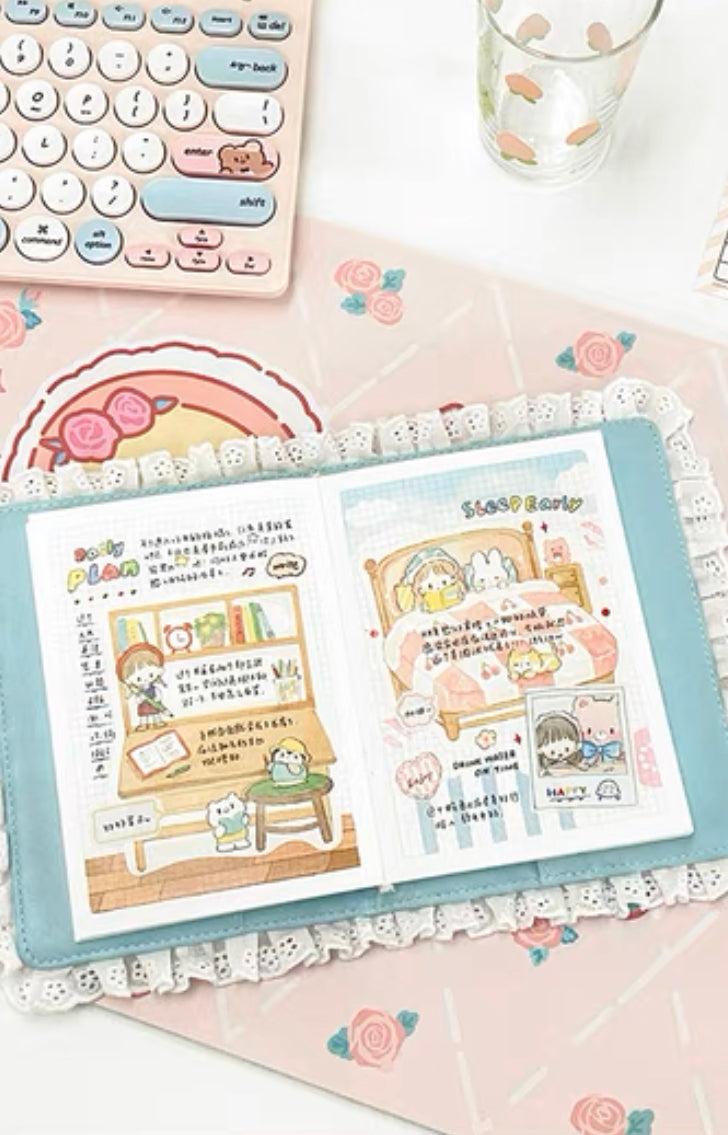 Molinta rose theme mouse mat