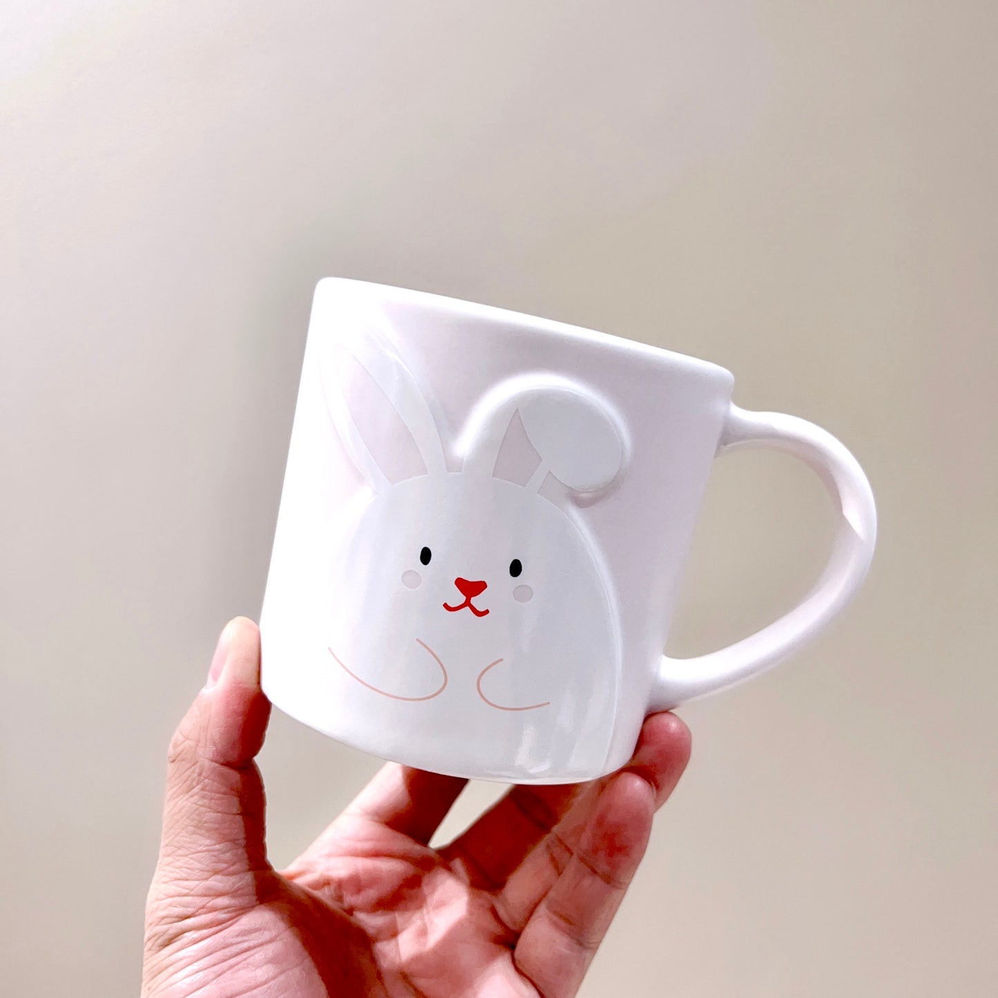 Starbucks China 2023 Sakura Rabbit Season Theme 355ml ceramic mug with plant set