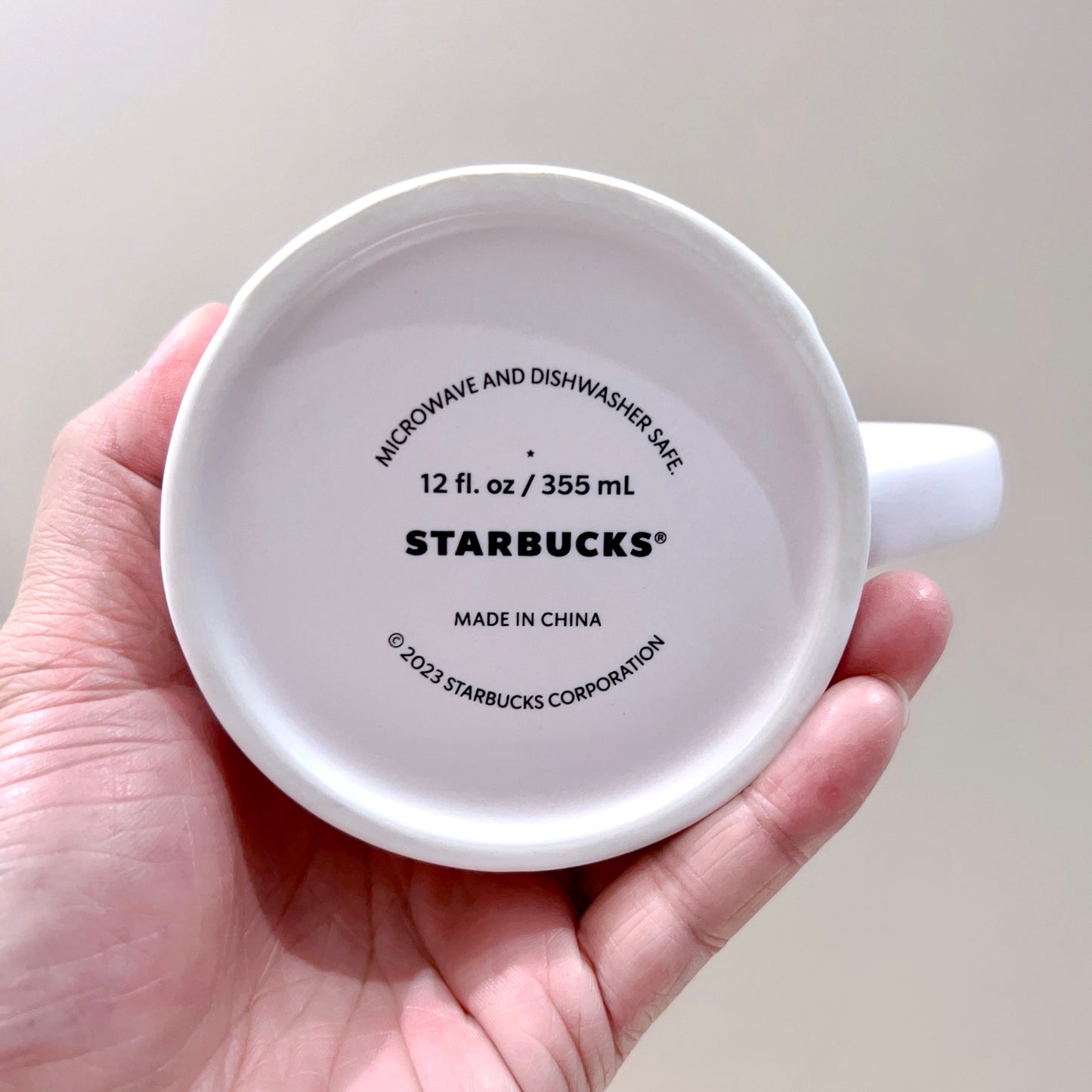 Starbucks China 2023 Sakura Rabbit Season Theme 355ml ceramic mug with plant set