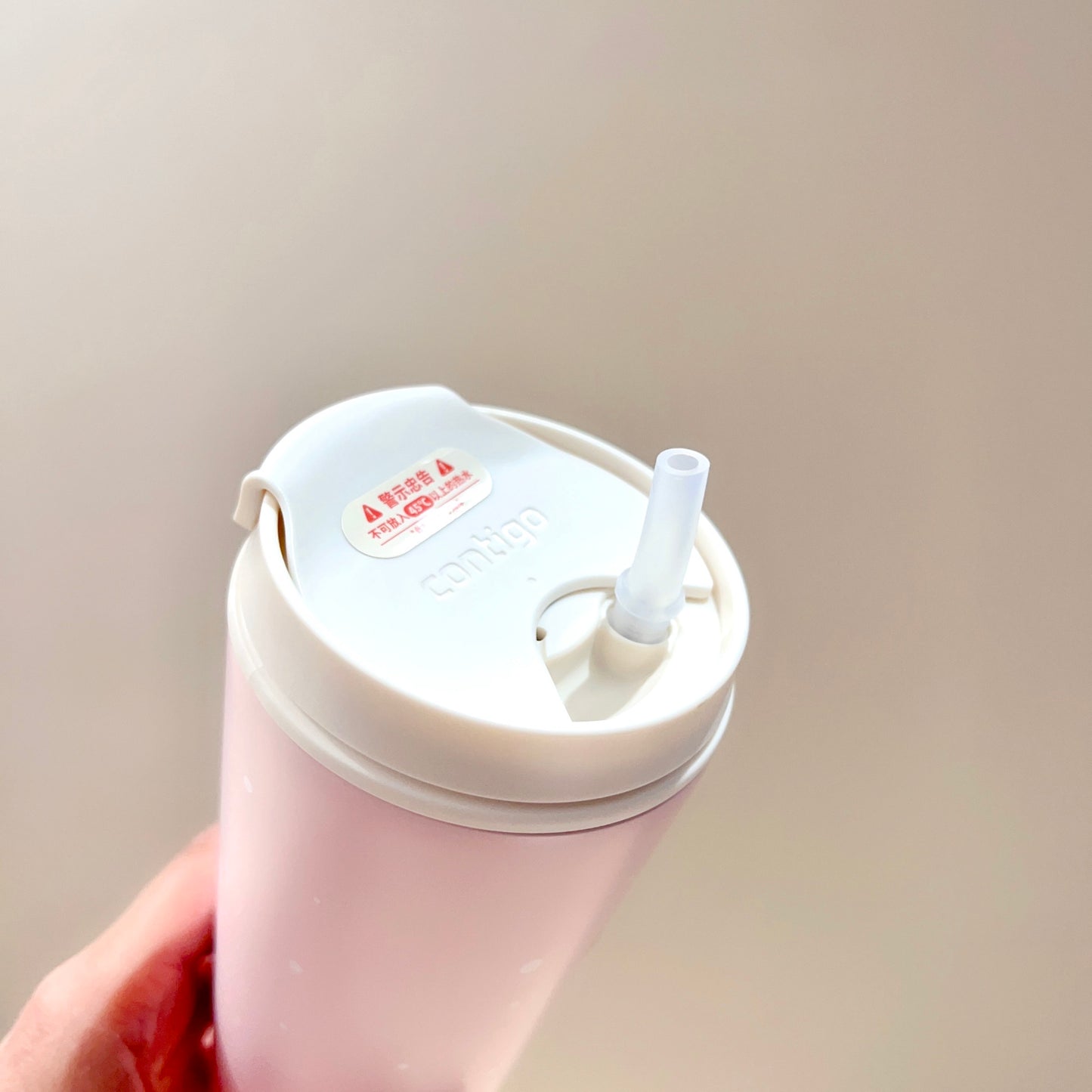 Starbucks China 2023 Sakura Rabbit Season Theme 520ml contigo rabbit straw stainless steel cup