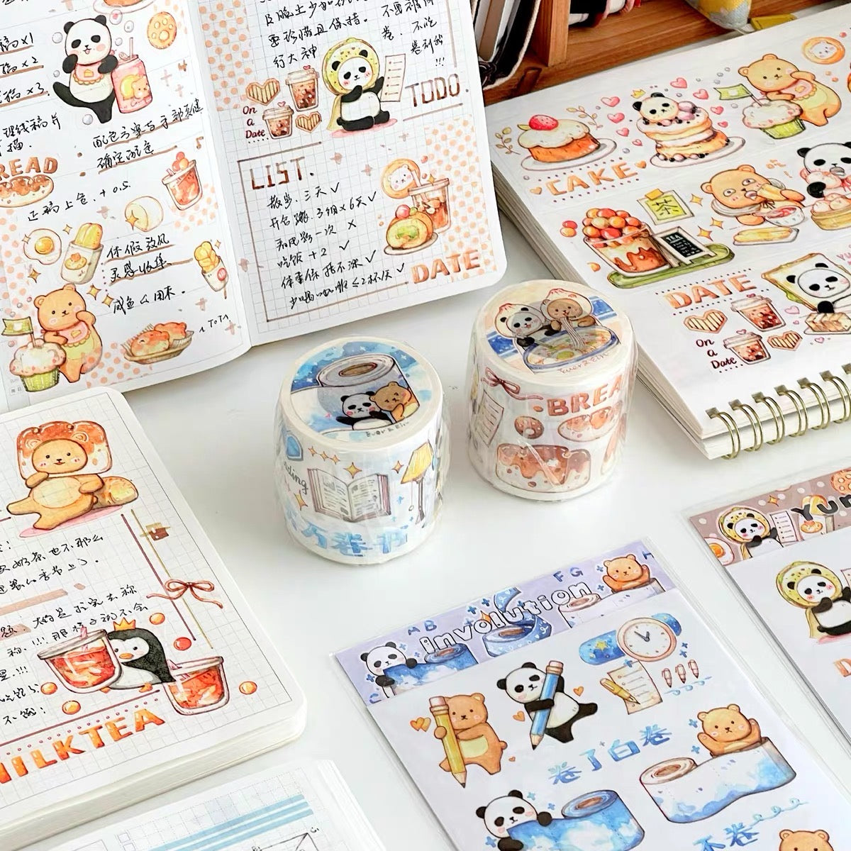 Ever&Ein yummy and involution washitape and sticker pack