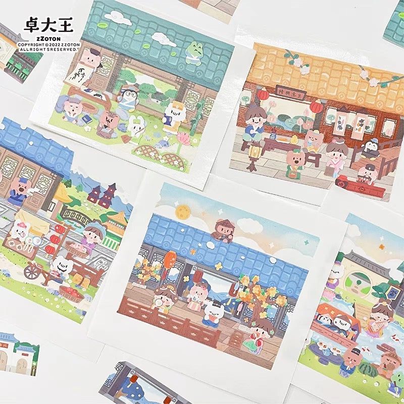 Molinta scene sticker set 4