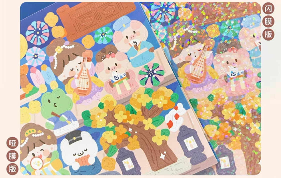 Molinta scene sticker set 4
