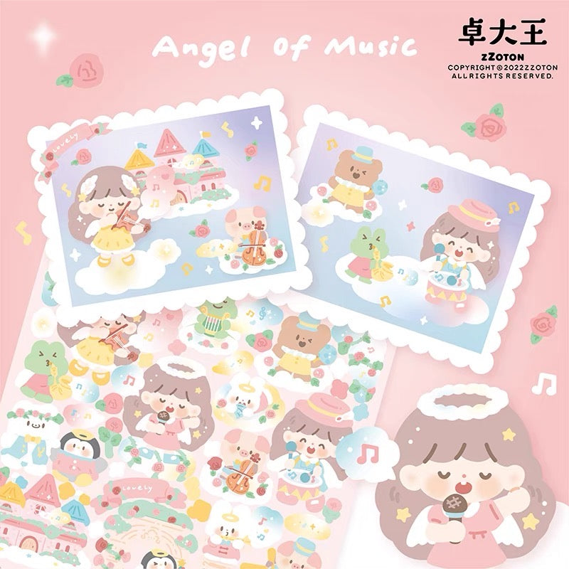 Molinta big size scene sticker set 2