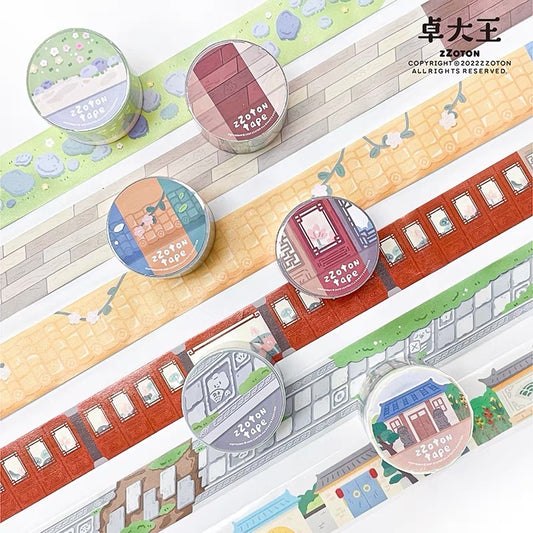 Molinta scene background shaped washitape season 3(Chinese traditional style)