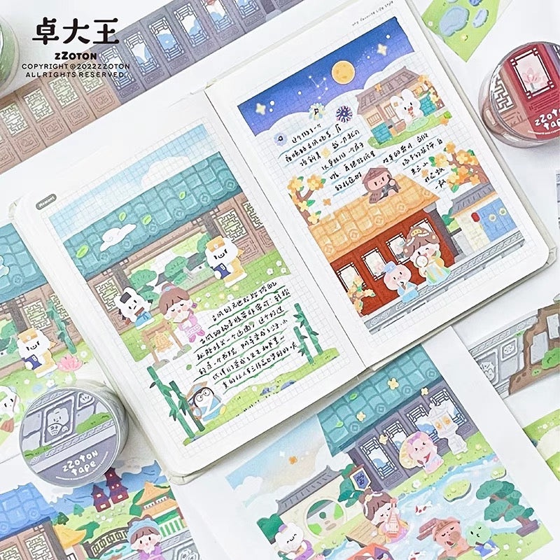Molinta scene background shaped washitape season 3(Chinese traditional style)