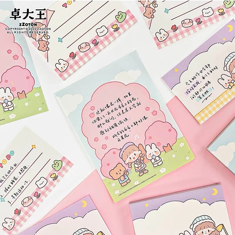 Molinta 「little Molinta」series stationery washitape sticker box and memo pad