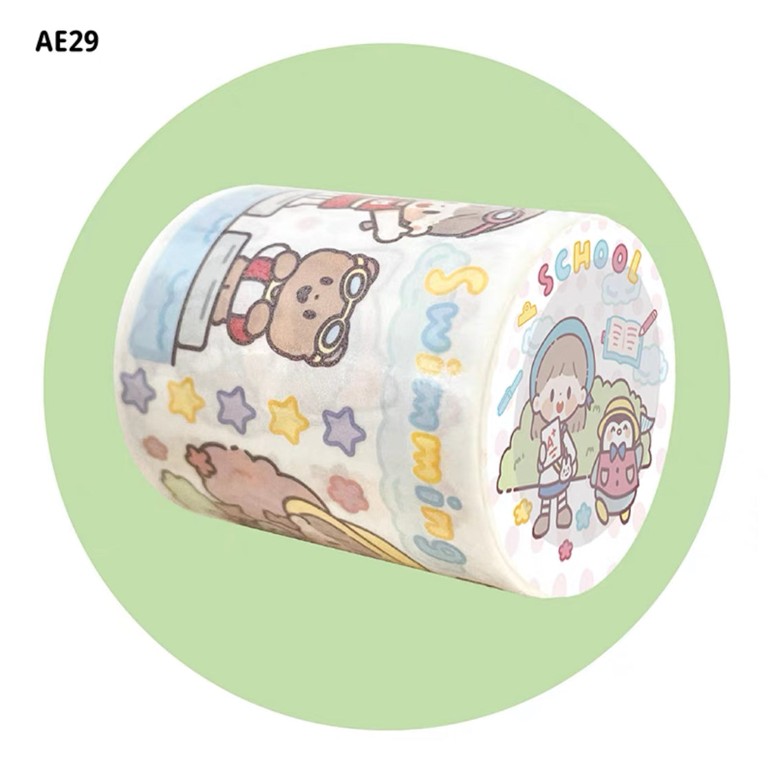 Molinta 「little Molinta」series stationery washitape sticker box and memo pad