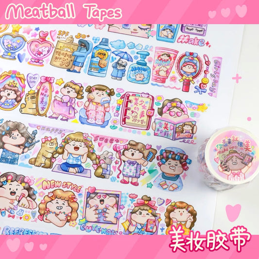 Meatball you are beautiful washitape