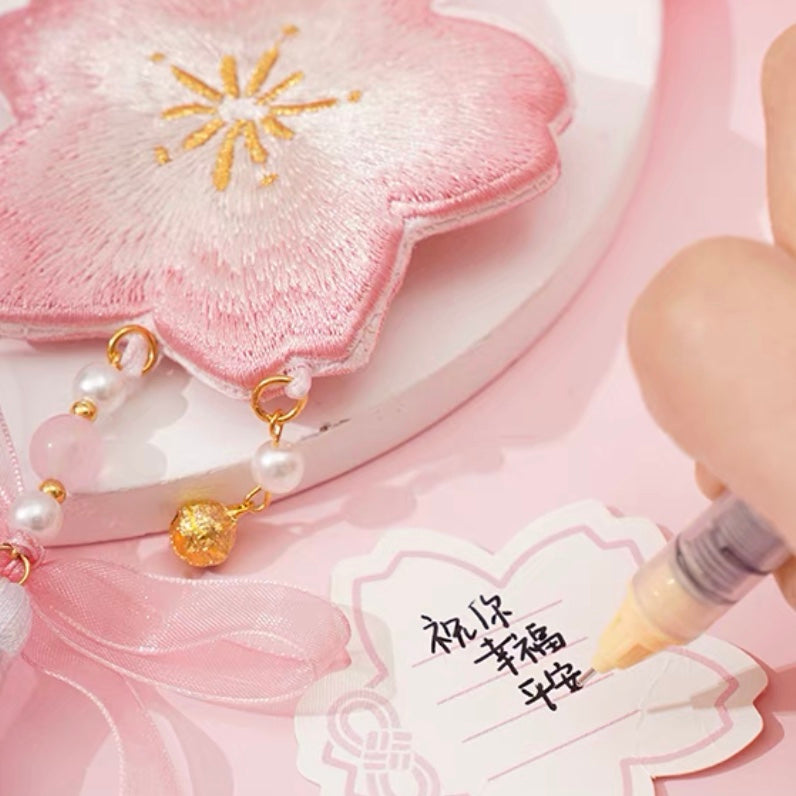 Sakura Dream theme sakura embroidery pendant