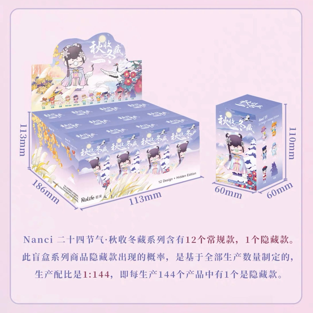 Nanci the 24 solar terms blind box toy（autumn winter）