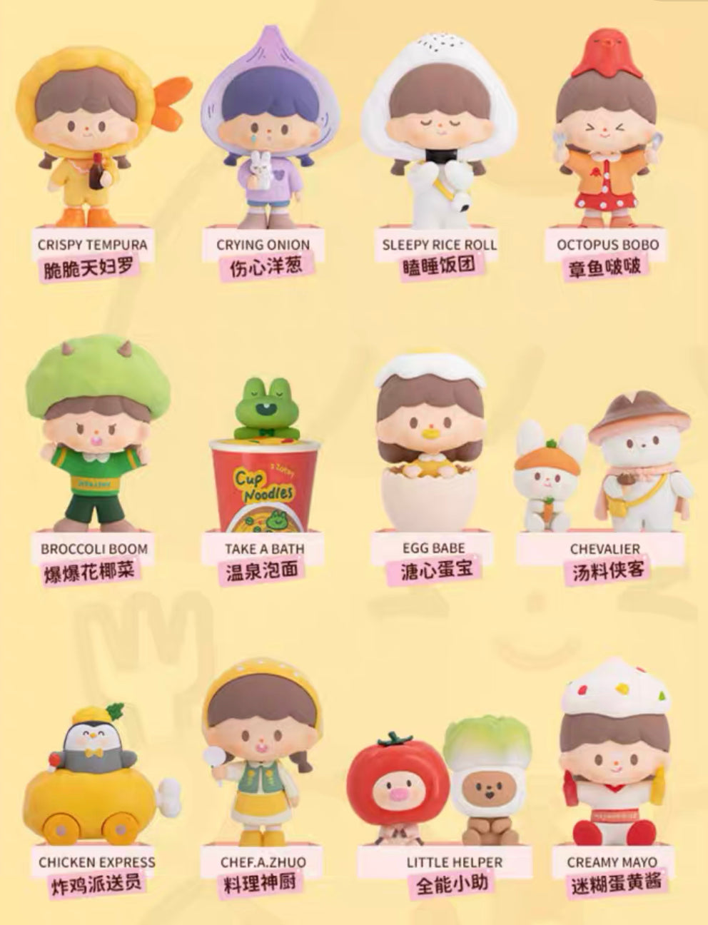 Molinta blind box toys 「Molinta‘s lunchbox」series 7