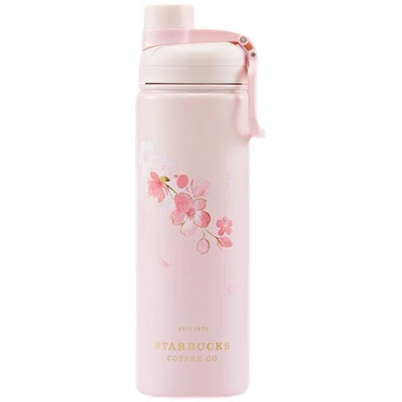 Starbucks China 2022 Sakura Season 620ml pink sakura stainless steel cup