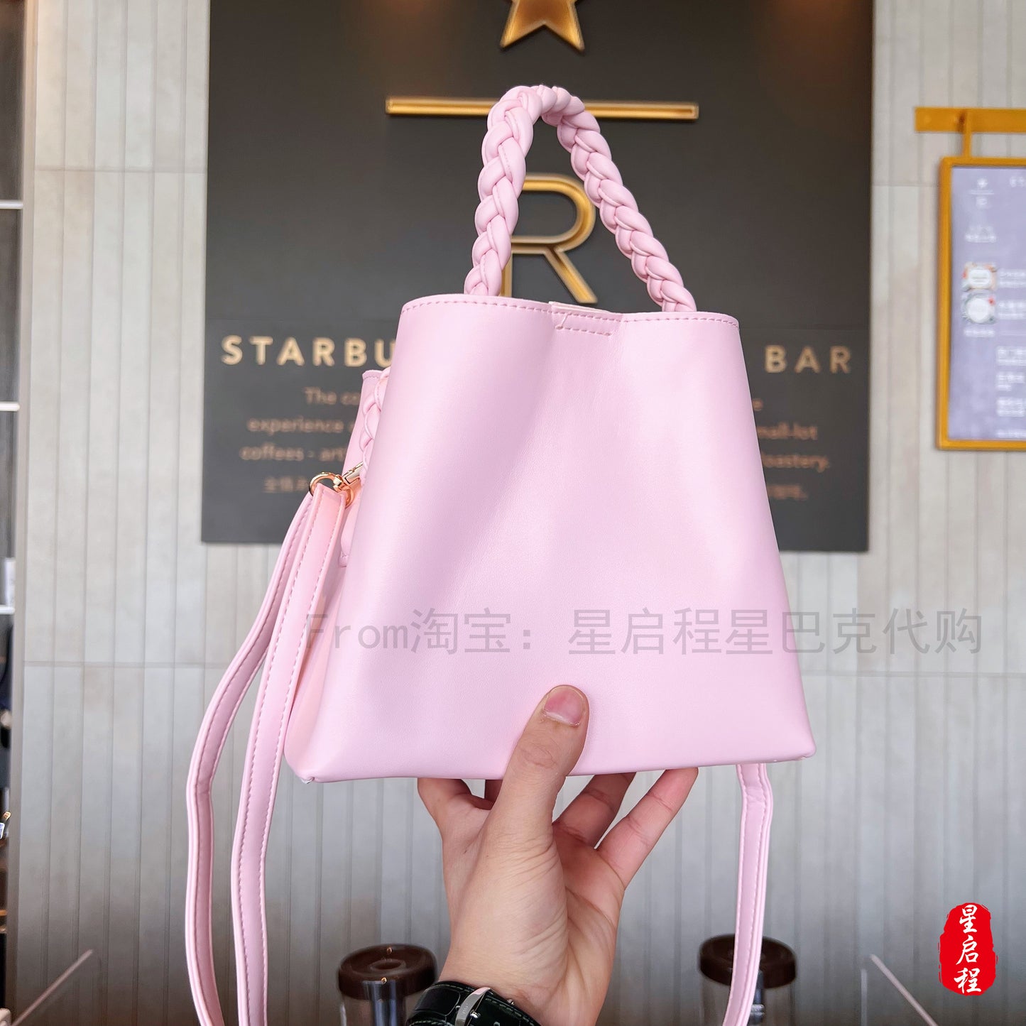 Starbucks China 2022 Sakura Season 375ml pink sakura stainless steel cup with pink bag