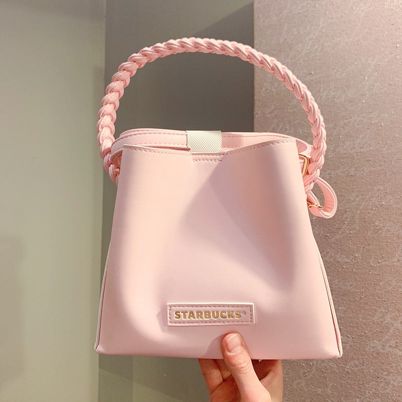 Starbucks China 2022 Sakura Season 375ml pink sakura stainless steel cup with pink bag