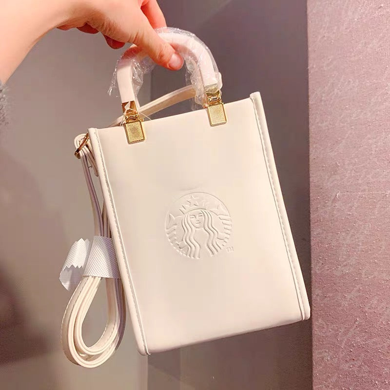 Starbucks China 2022 Sakura Season 400ml white sakura stainless steel cup with white bag