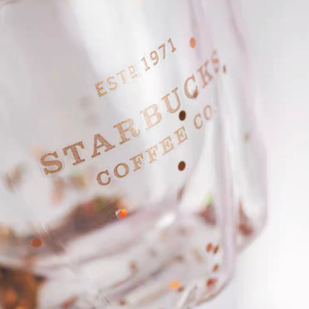 Starbucks China 2022 Sakura Season 355ml pink sakura double glass cup