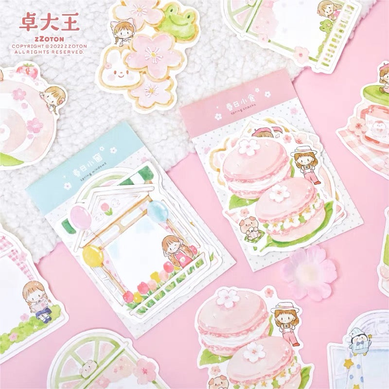 Molinta spring sakura window memo pack