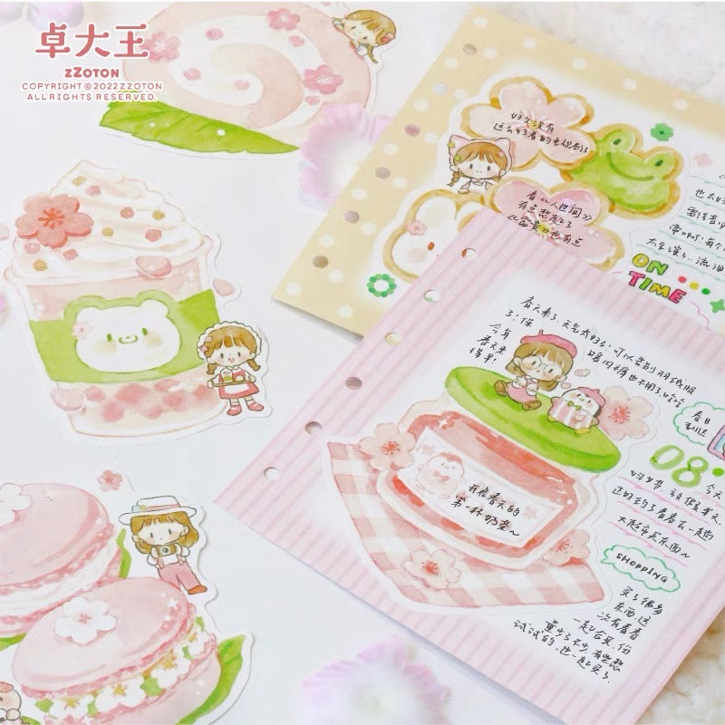 Molinta spring sakura window memo pack